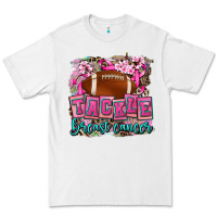 White tackle breast cancer Premium Tee - AdoDesignShop