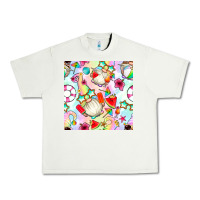 Pistachio summer gnome seamless pattern Urban Heavy Tee - BundleAndBundleShop