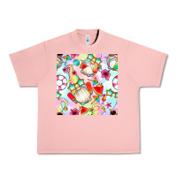 Salmon summer gnome seamless pattern Urban Heavy Tee - BundleAndBundleShop