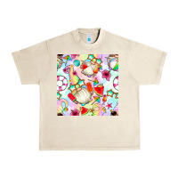 Sandshell summer gnome seamless pattern Urban Heavy Tee - BundleAndBundleShop