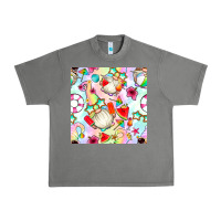 Tornado summer gnome seamless pattern Urban Heavy Tee - BundleAndBundleShop