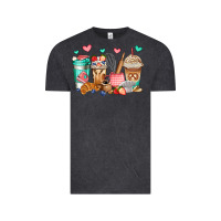 Vintage Black baking coffee cups Vintage Tee - Jasminsmagicworld