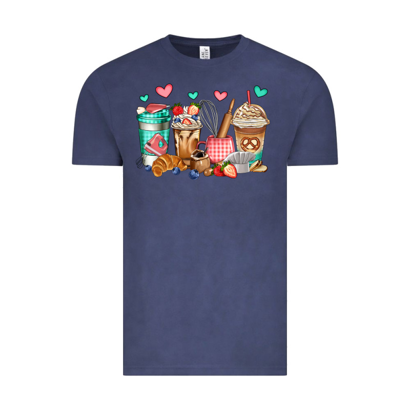 Baking Coffee Cups Vintage Tee by Jasminsmagicworld | Teevron