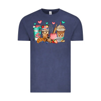 Vintage Denim baking coffee cups Vintage Tee - Jasminsmagicworld