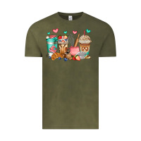 Vintage Olive baking coffee cups Vintage Tee - Jasminsmagicworld