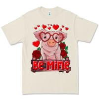 Bone be mine valentine's day baby pig Premium Tee - RanaPortraitStore