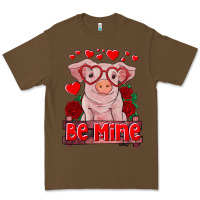 Cacao be mine valentine's day baby pig Premium Tee - RanaPortraitStore
