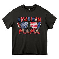 Asphalt American mama Heavy Core Tee - Zillion Design Studio