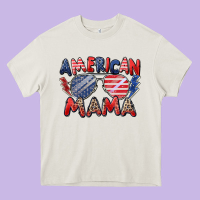 American Mama Heavy Core Tee Designed By Zillion Design Studio