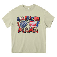 Mossy American mama Heavy Core Tee - Zillion Design Studio