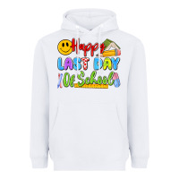 White happy last day of school Heavyweight Hoodie - Artiststas