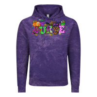 Cloud Purple halloween nurse Vintage Hoodie - AdoDesignShop