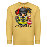 Antique Gold truck driver life gnome Premium Sweatshirt - BarkalooDesign