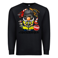 Black truck driver life gnome Premium Sweatshirt - BarkalooDesign