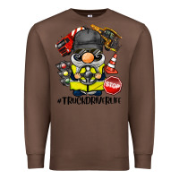 Chestnut truck driver life gnome Premium Sweatshirt - BarkalooDesign