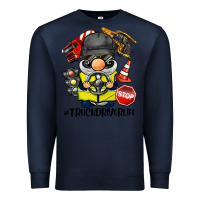 Navy truck driver life gnome Premium Sweatshirt - BarkalooDesign