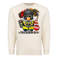 Sandshell truck driver life gnome Premium Sweatshirt - BarkalooDesign