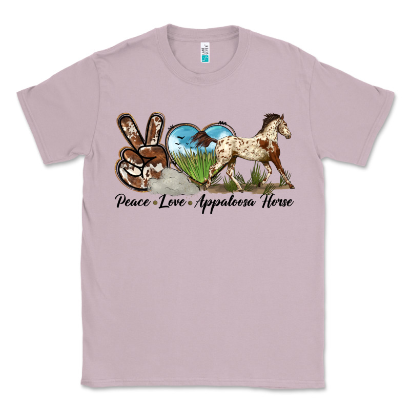 Peace Love Appaloosa Horse Classic Tee by LillyAllenDesigns | Teevron