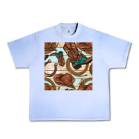 Grape Ice cowboy western seamless pattern Urban Heavy Tee - BundleAndBundleShop