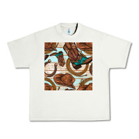 Pistachio cowboy western seamless pattern Urban Heavy Tee - BundleAndBundleShop