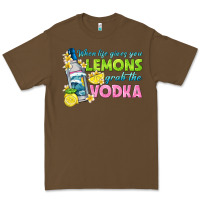 Cacao when life gives you lemons Premium Tee - texasbilliewilder
