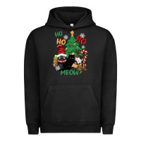 Pigment Black ho ho ho meow Urban Hoodie - CowGirlArtShop