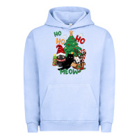 Pigment Grape Ice ho ho ho meow Urban Hoodie - CowGirlArtShop