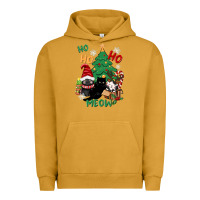 Pigment Peanut Butter ho ho ho meow Urban Hoodie - CowGirlArtShop