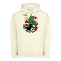Pigment Pistachio ho ho ho meow Urban Hoodie - CowGirlArtShop