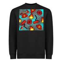 Black firefighter equipment Heavyweight Sweatshirt - Artiststas