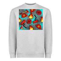 Firefighter Equipment Heavyweight Sweatshirt | Teevron