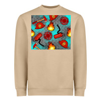 Mushroom firefighter equipment Heavyweight Sweatshirt - Artiststas