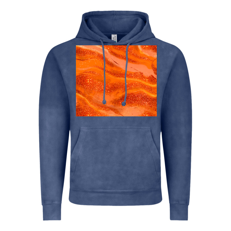 Orange Glitter Vintage Hoodie by JahusDesignShop | Teevron