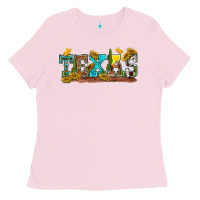 Bubblegum Pink texas Ladies Tee - texasbilliewilder