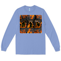 Colony Blue American Firefighter Dad Long Sleeve Tee - LillyAllenDesigns