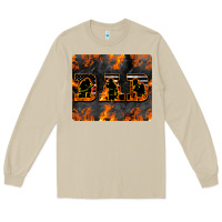 Mushroom American Firefighter Dad Long Sleeve Tee - LillyAllenDesigns
