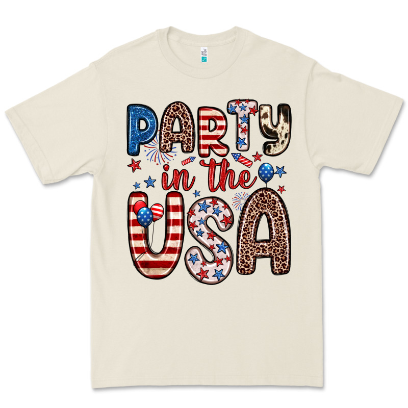 Party In The Usa Premium Tee by Zillion Design Studio | Teevron