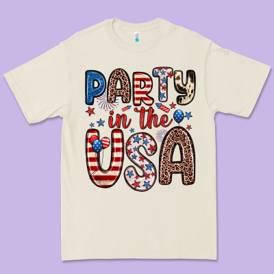 Party In The Usa Premium Tee Designed By Zillion Design Studio