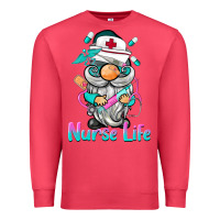 Cardinal nurse life  gnome Premium Sweatshirt - BarkalooDesign