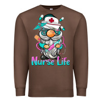 Chestnut nurse life  gnome Premium Sweatshirt - BarkalooDesign