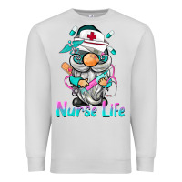 Nurse Life  Gnome Premium Sweatshirt | Teevron