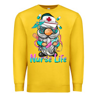 Lemon nurse life  gnome Premium Sweatshirt - BarkalooDesign