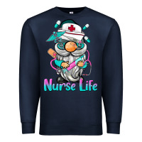 Navy nurse life  gnome Premium Sweatshirt - BarkalooDesign