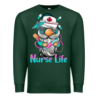 Sports Green nurse life  gnome Premium Sweatshirt - BarkalooDesign