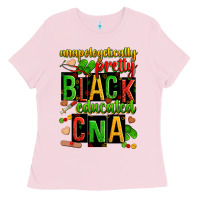 Bubblegum Pink unapologetically pretty black and educated cna zillion Ladies Tee - Zillion Design Studio