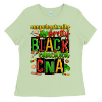 Matcha unapologetically pretty black and educated cna zillion Ladies Tee - Zillion Design Studio