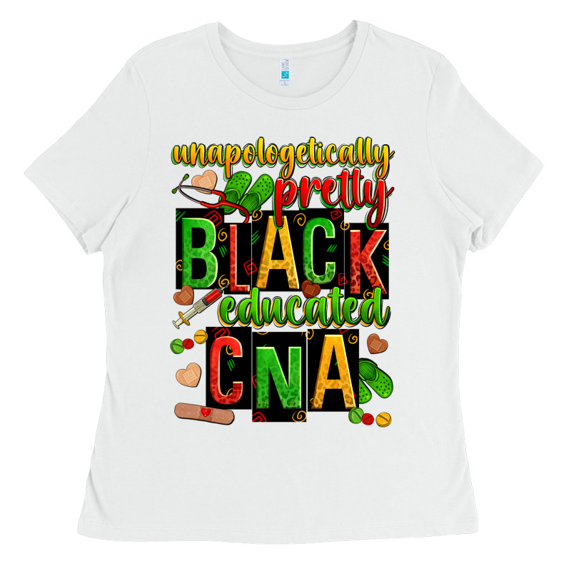 Unapologetically Pretty Black And Educated Cna Zillion Ladies Tee by Zillion Design Studio | Teevron