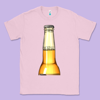 Yellow Beer Bottle Classic Tee Designed By Adodesignshop