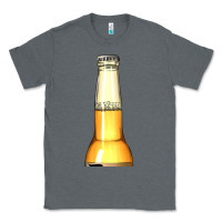 Charcoal Heather yellow beer bottle Classic Tee - AdoDesignShop