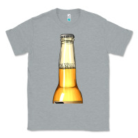 Heather Grey yellow beer bottle Classic Tee - AdoDesignShop